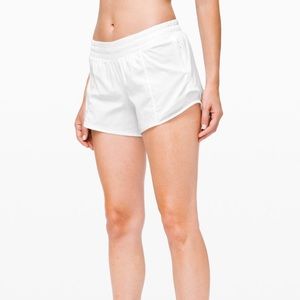 Hotty Hot Lululemon 4” White Shorts